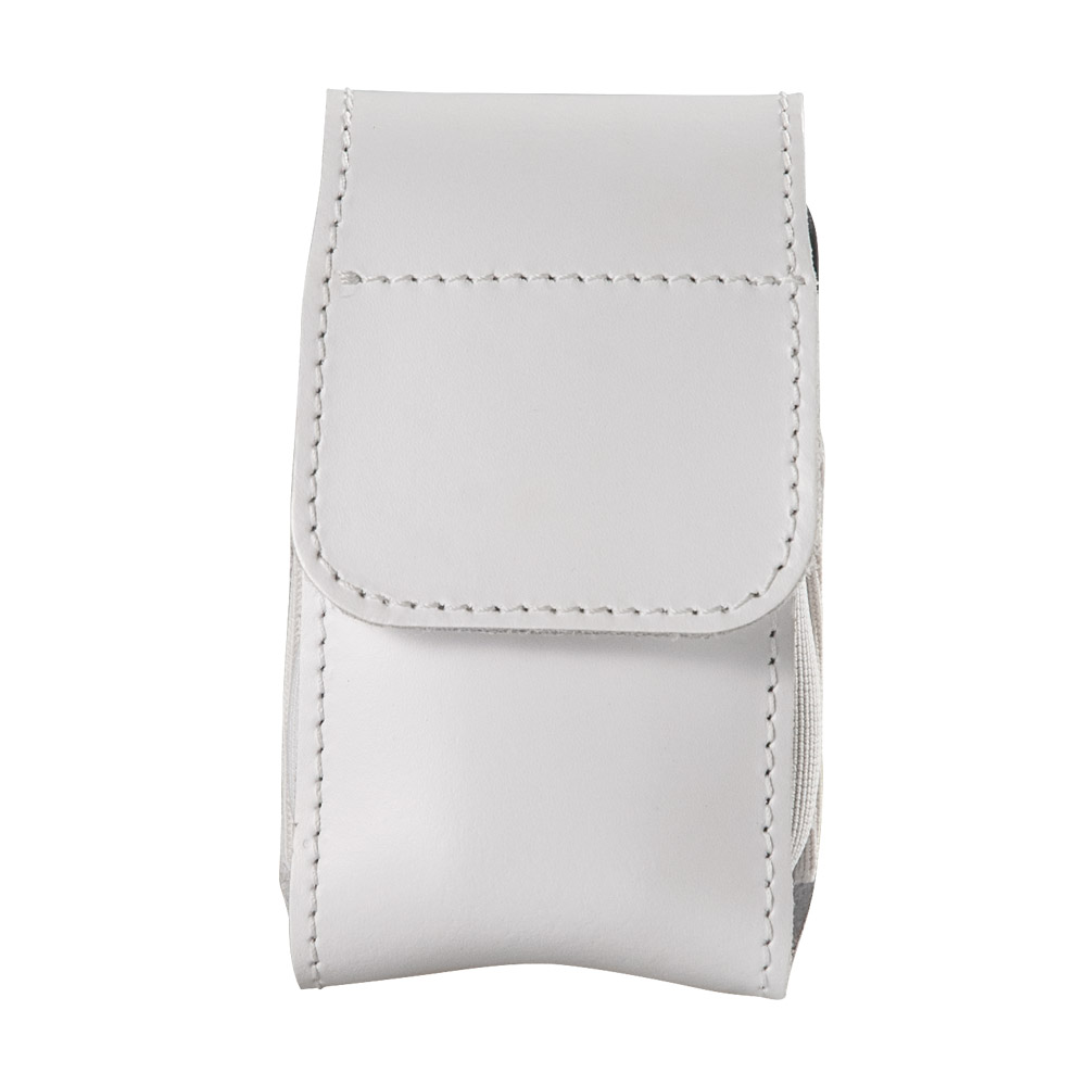 Fondina custodia in pelle bianca