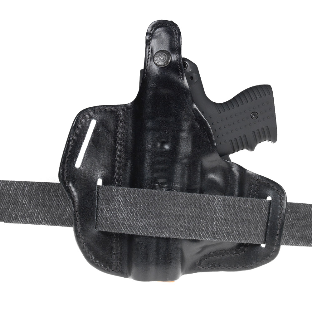 Fondina per JPX4 in cuoio nera