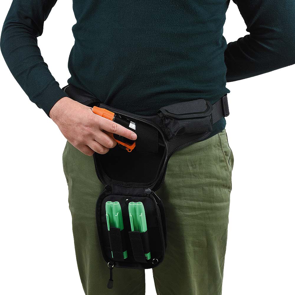 Marsupio nero T-Style in Nylon per Midifendo GA1, GA2, GA3 e JPX